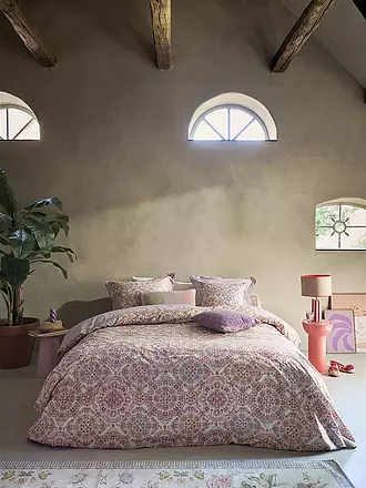 PIP STUDIO | Biancheria da letto in percalle EL BORDADO 70x90cm/140x200cm Rosa |